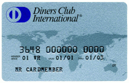 Современная карта Diners Club