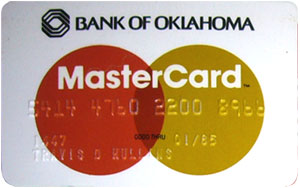 Карта MasterCard 1984 года